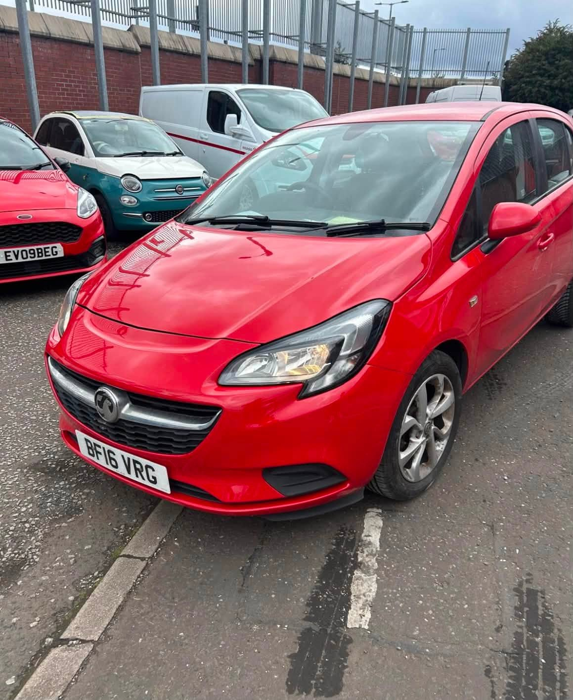 Vauxhall Corsa front-end accident repair – after repair